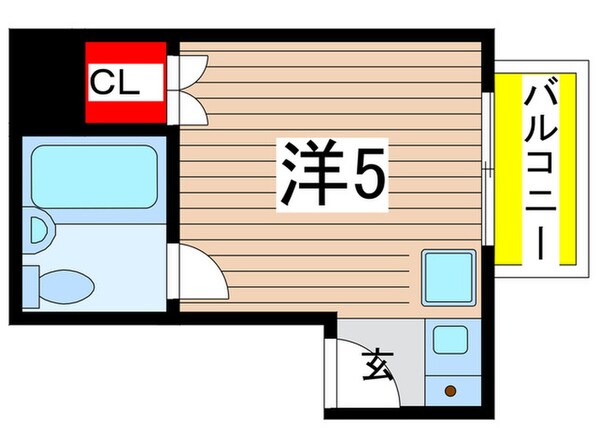 ハイツ蛍池Ａ棟の物件間取画像